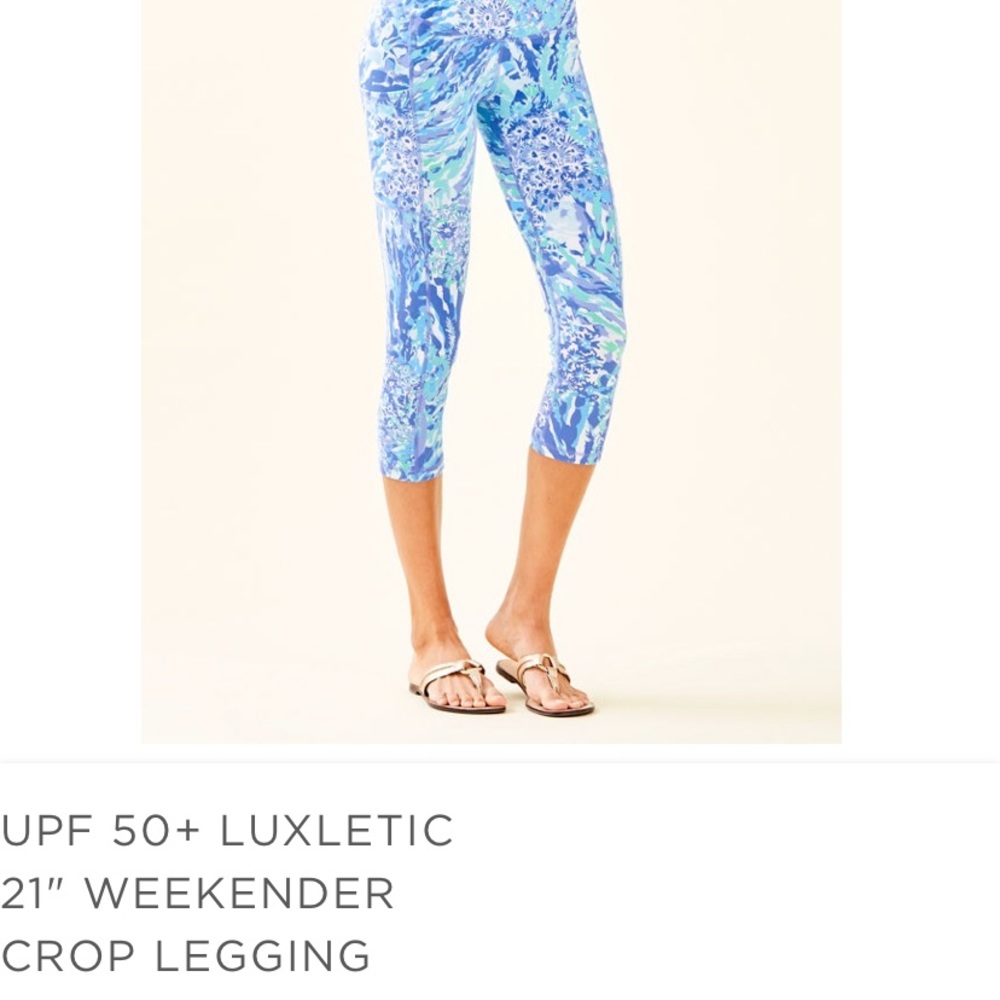 RARE: Discontinued Lilly Weekender Crop Leggings